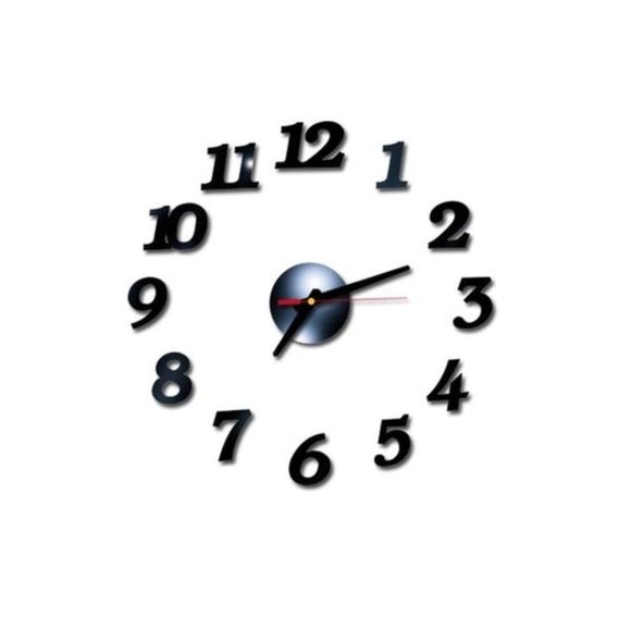 1 Set DIY Digital Wall Clock 3D - Picture 10 of 13